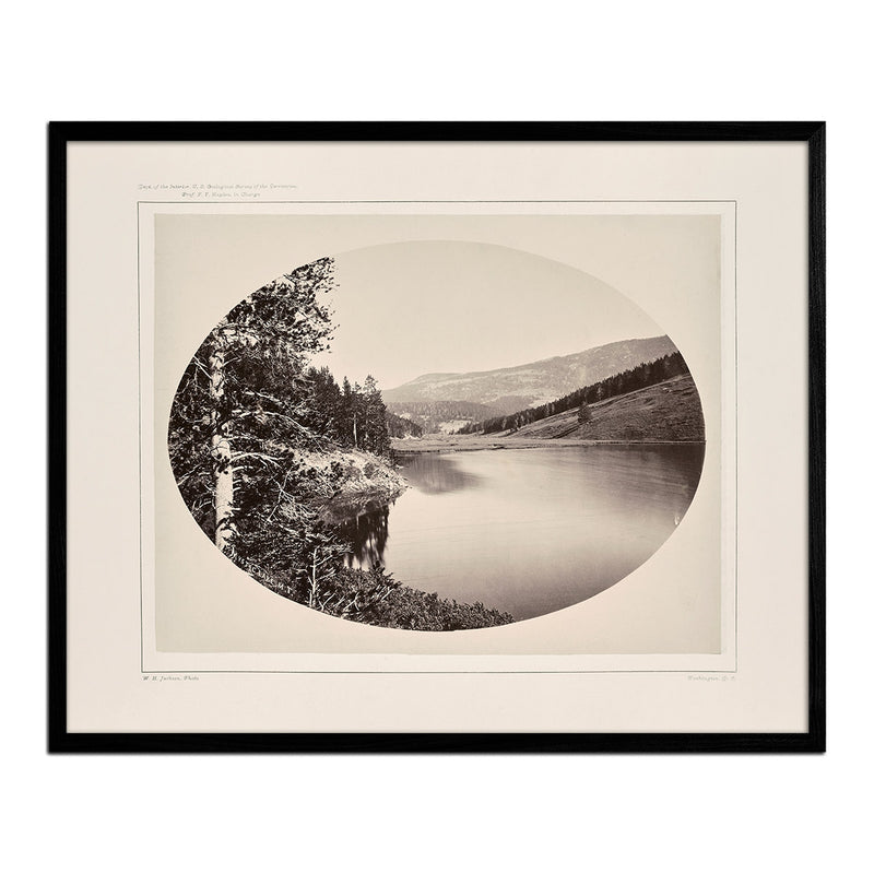 Mystic Lake, Source of East Gallatin, Yellowstone 1873 - Muir Way - Photograph