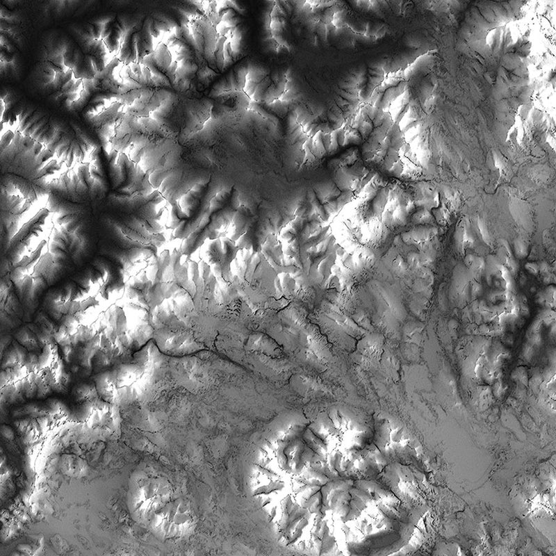 New Hampshire Elevation Map - Muir Way - Elevation