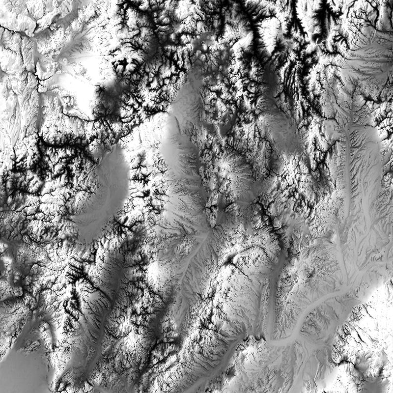 Nevada Elevation Map - Muir Way - Elevation