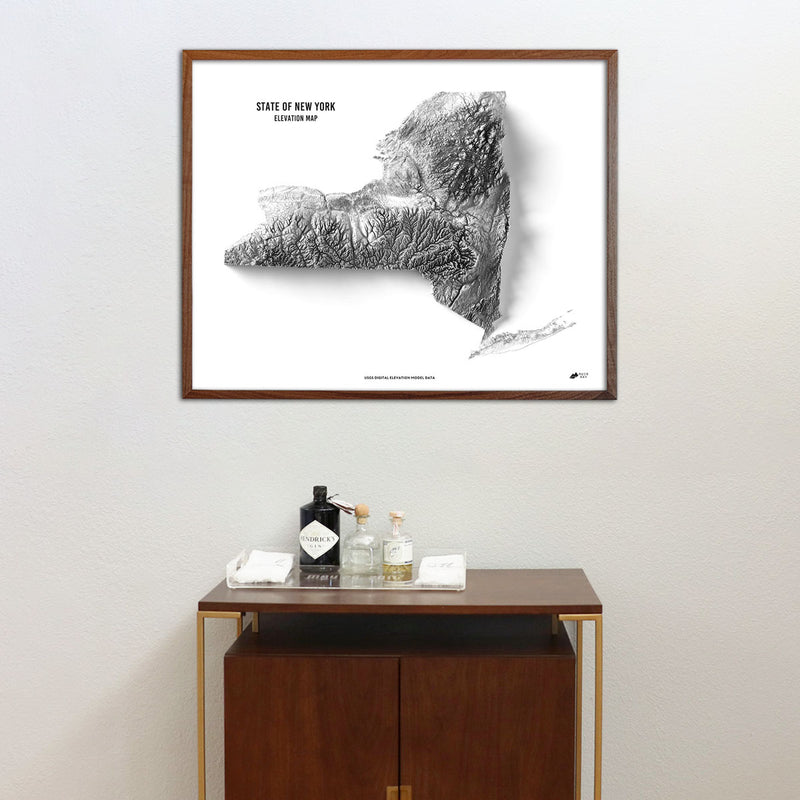 New York Elevation Map - Muir Way - Elevation