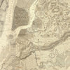 New York Bay and Harbor 1844 Map