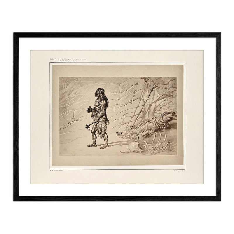 Neanderthal Man, Yellowstone 1873 - Muir Way - Photograph