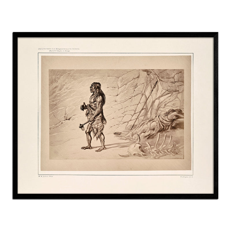 Neanderthal Man, Yellowstone 1873 - Muir Way - Photograph