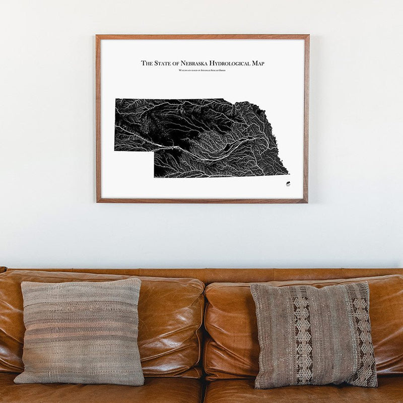 Nebraska Hydrological Map - Muir Way - Hydrology