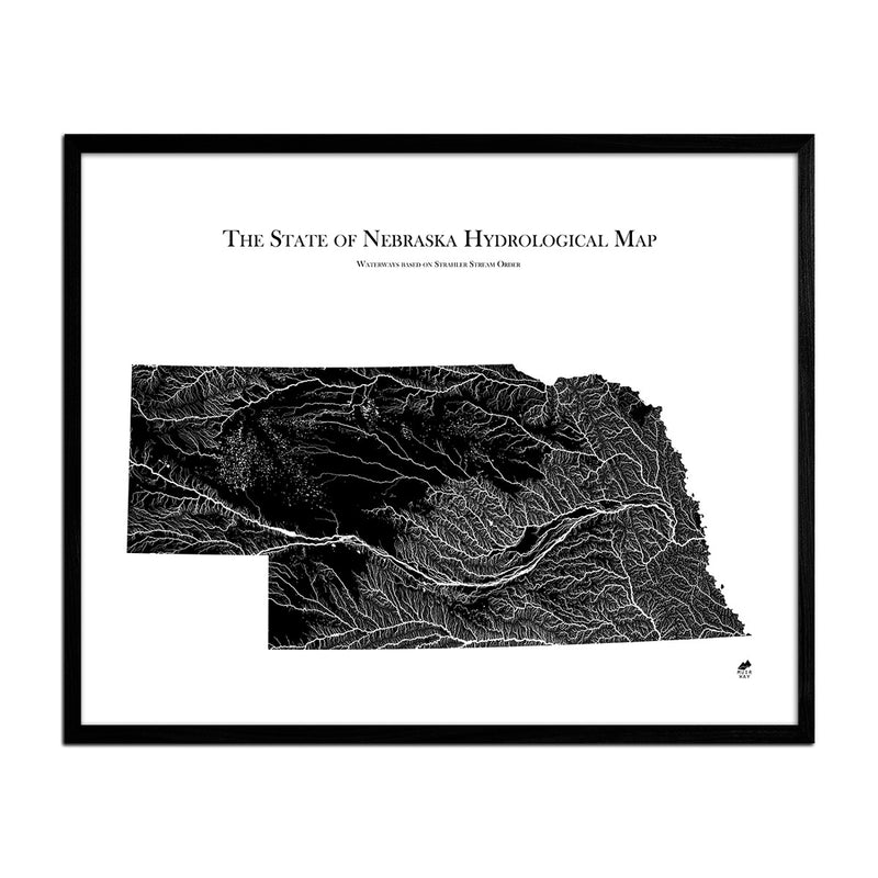 Nebraska Hydrological Map - Muir Way - Hydrology