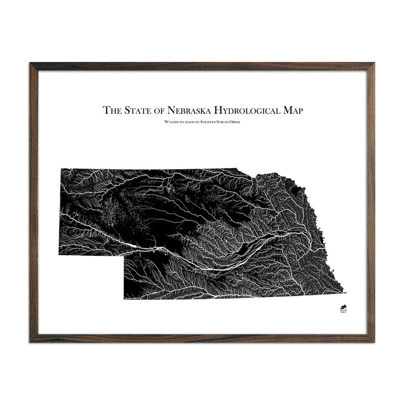 Nebraska Hydrological Map - Muir Way - Hydrology