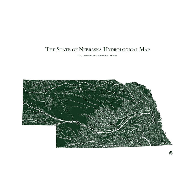 Nebraska Hydrological Map - Muir Way - Hydrology