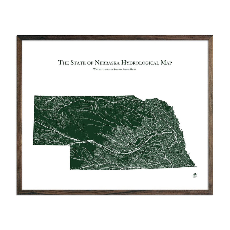 Nebraska Hydrological Map - Muir Way - Hydrology