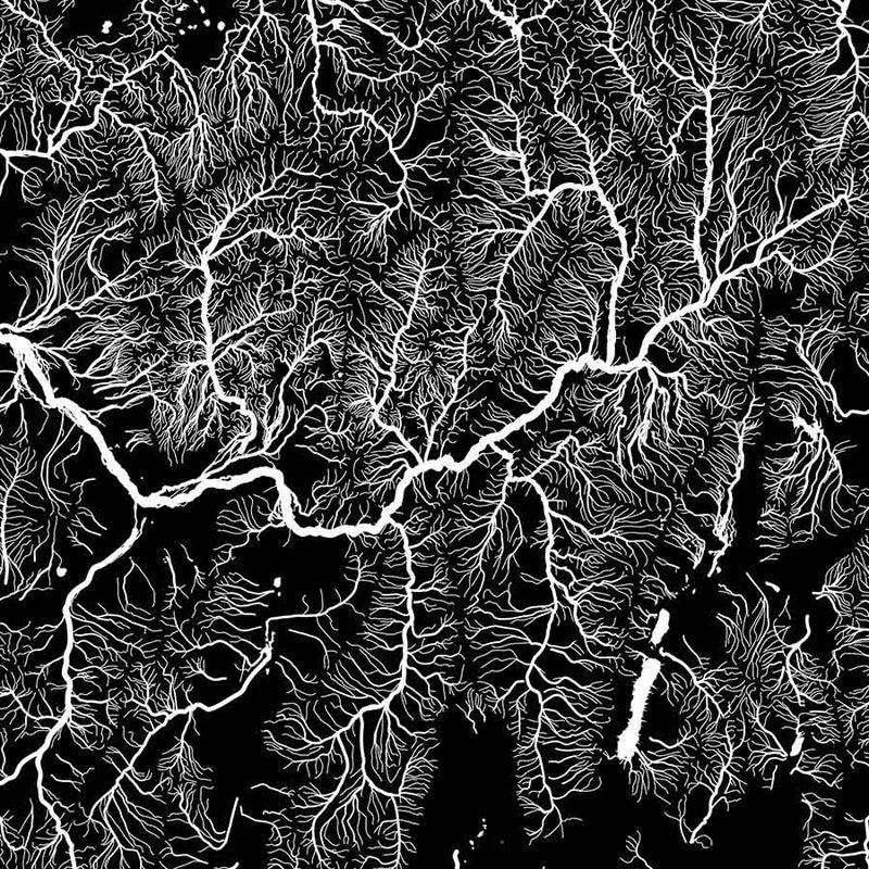 Nevada Hydrological Map - Muir Way - Hydrology