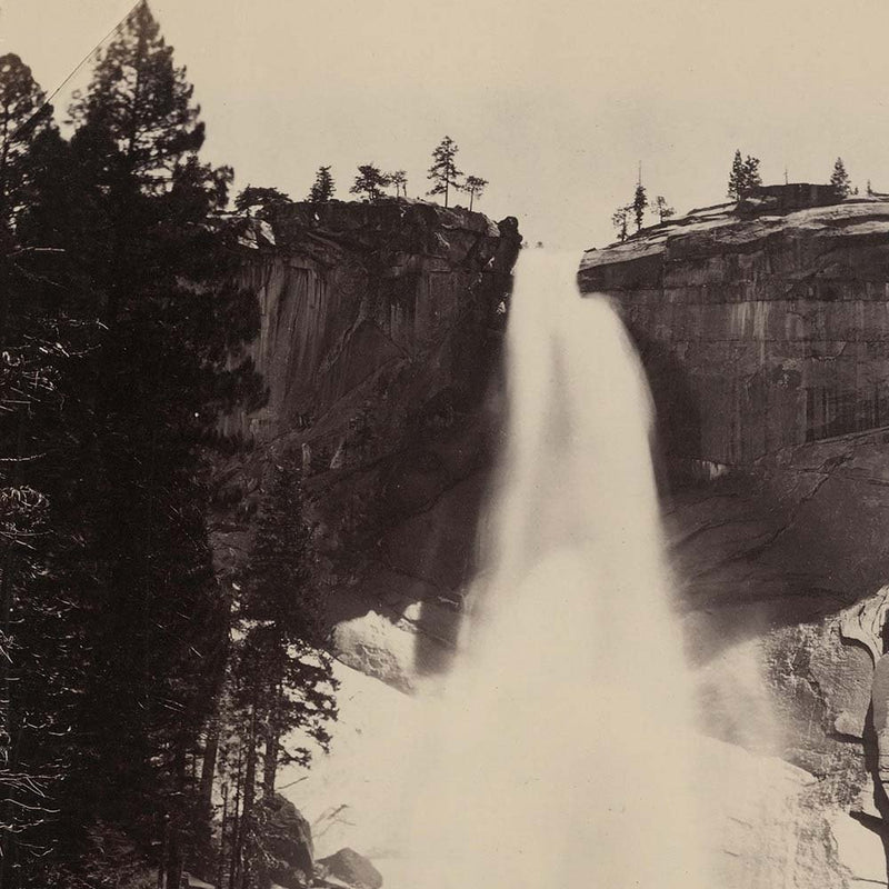 Nevada Fall, Yosemite 1868 - Muir Way - Photograph