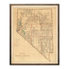 Map of Nevada State 1876