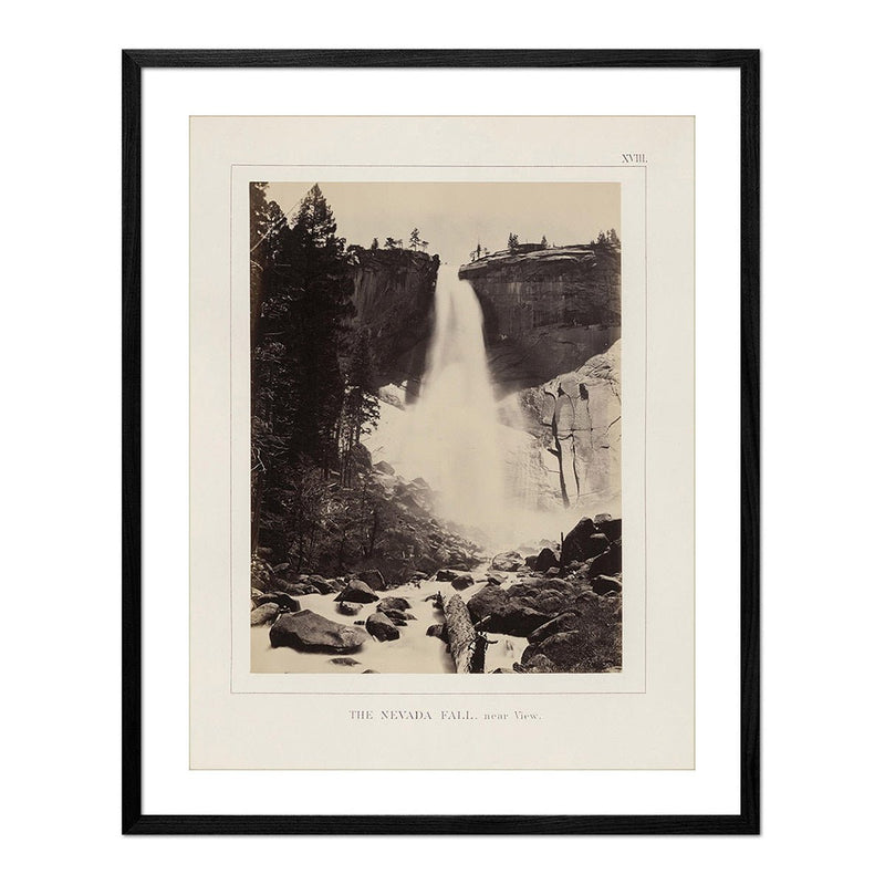 Nevada Fall, Yosemite 1868 - Muir Way - Photograph
