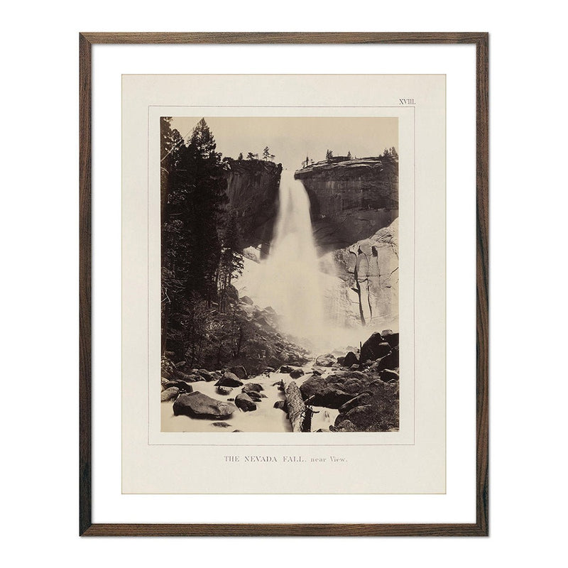 Nevada Fall, Yosemite 1868 - Muir Way - Photograph