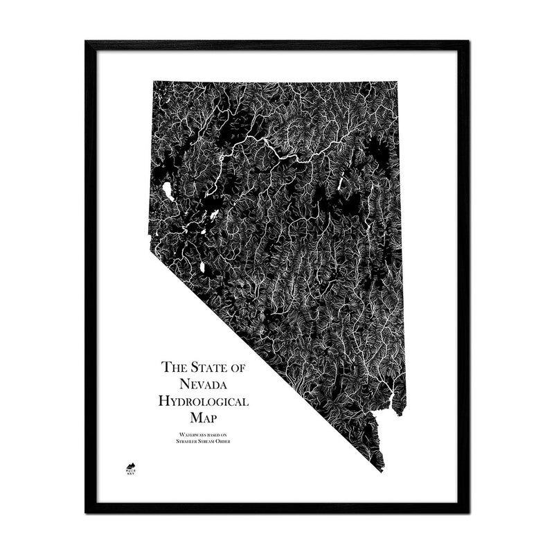 Nevada Hydrological Map - Muir Way - Hydrology