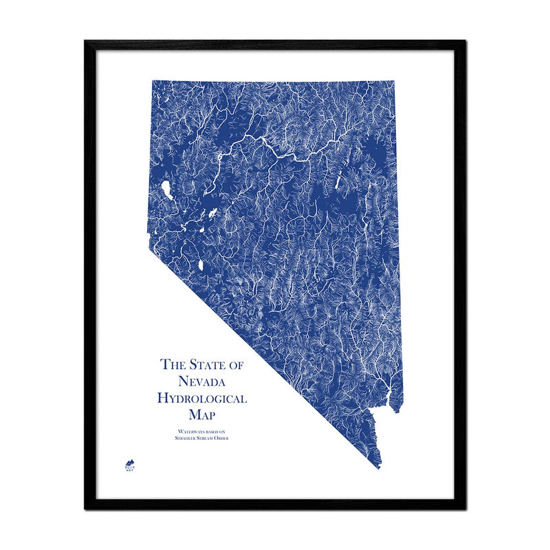 Nevada Hydrological Map - Muir Way - Hydrology