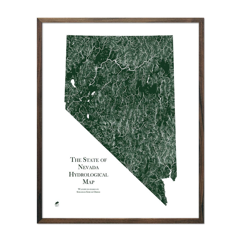 Nevada Hydrological Map - Muir Way - Hydrology