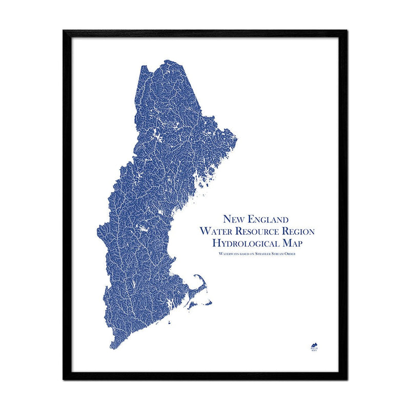 New England Regional Hydrological Map - Muir Way - Hydrology
