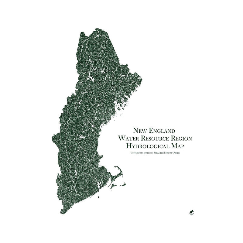 New England Regional Hydrological Map - Muir Way - Hydrology