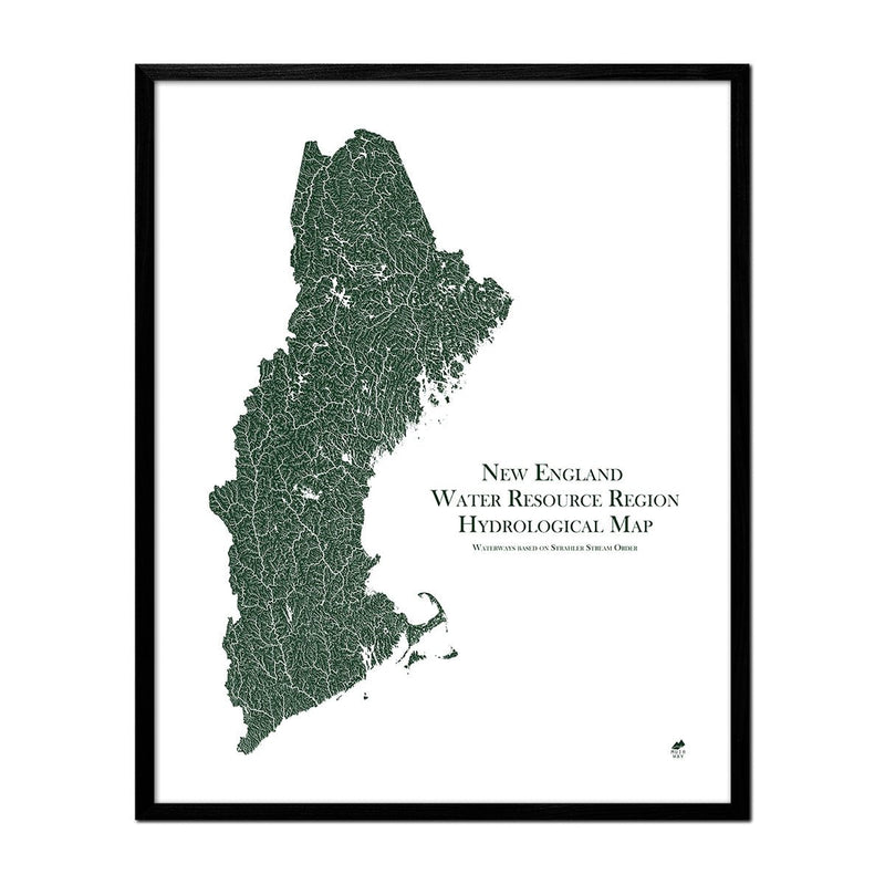 New England Regional Hydrological Map - Muir Way - Hydrology