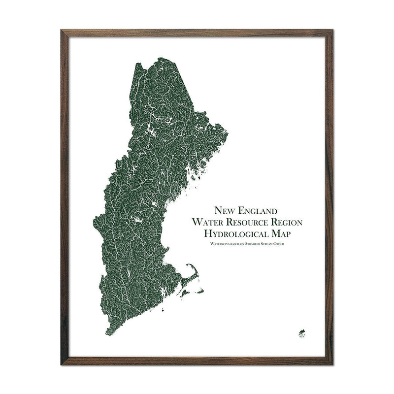 New England Regional Hydrological Map - Muir Way - Hydrology
