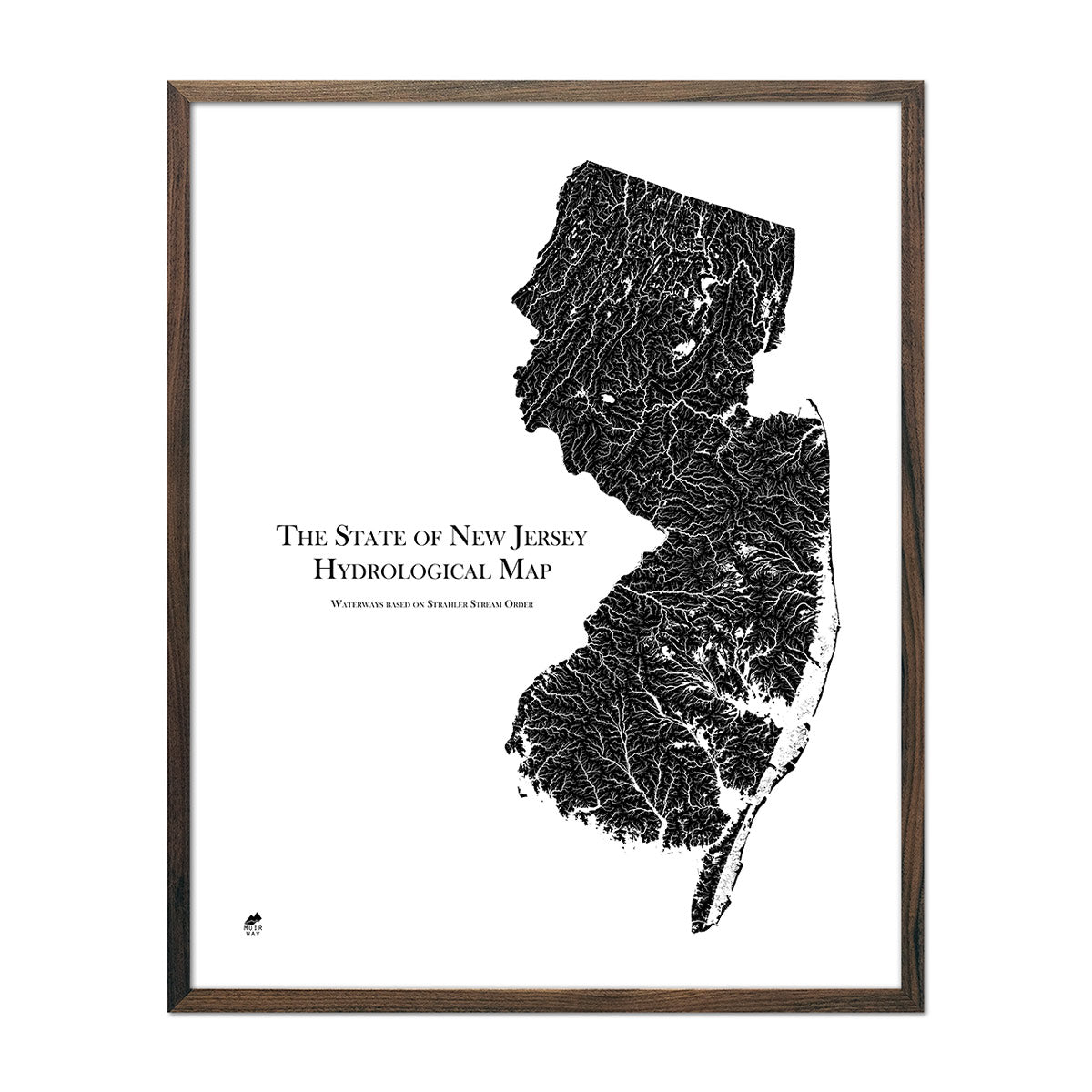 New Jersey Hydrological Map