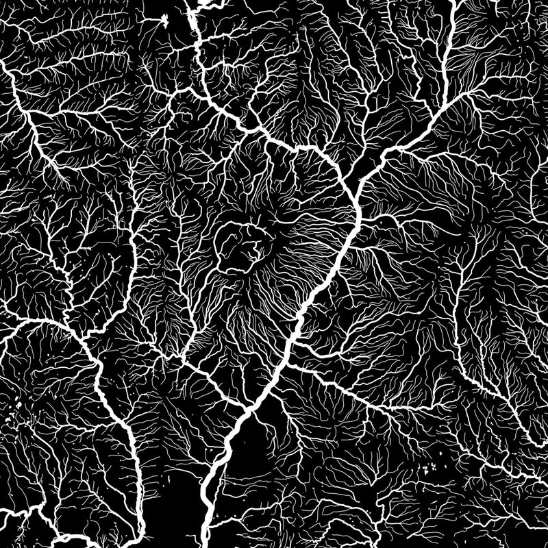 New Mexico Hydrological Map - Muir Way - Hydrology