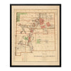 New Mexico Territory 1876 Map