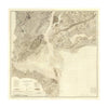 New York Bay and Harbor 1844 Map