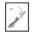 New Zealand Relief Map
