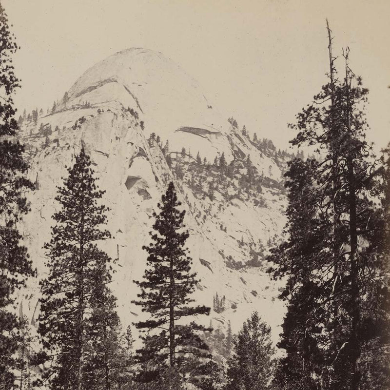 North Dome, Yosemite 1868 - Muir Way - Photograph