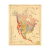 North America Geologic Map 1911