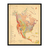 North America Geologic Map 1911