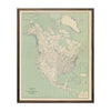 North America 1912 USGS Map Natural