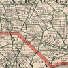 North Carolina 1883 Map