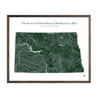North Dakota Rivers Map