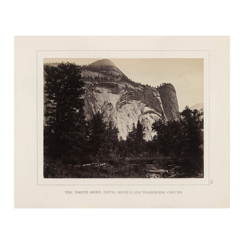 North Dome, Royal Arches and Washington Column, Yosemite 1868 - Muir Way - Photograph