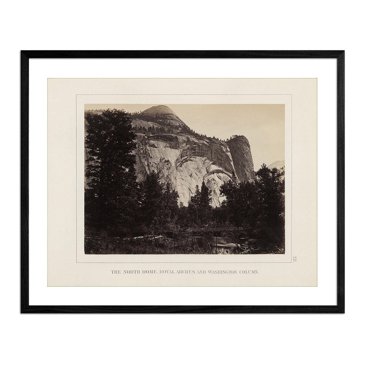 North Dome, Royal Arches and Washington Column, Yosemite 1868