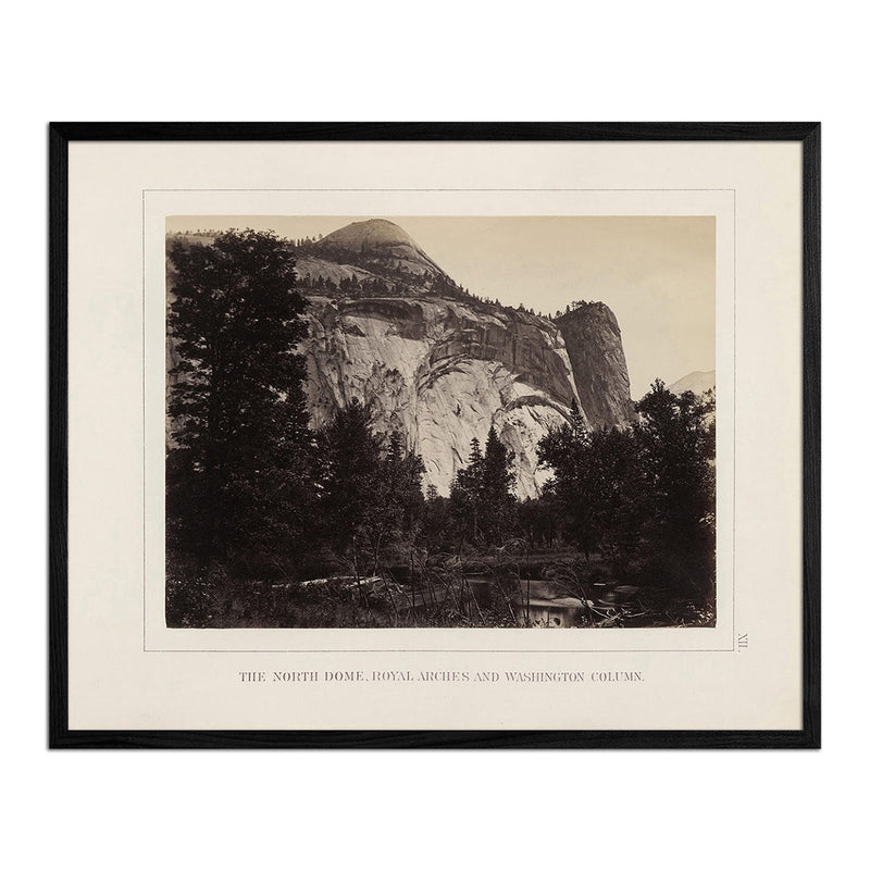 North Dome, Royal Arches and Washington Column, Yosemite 1868 - Muir Way - Photograph