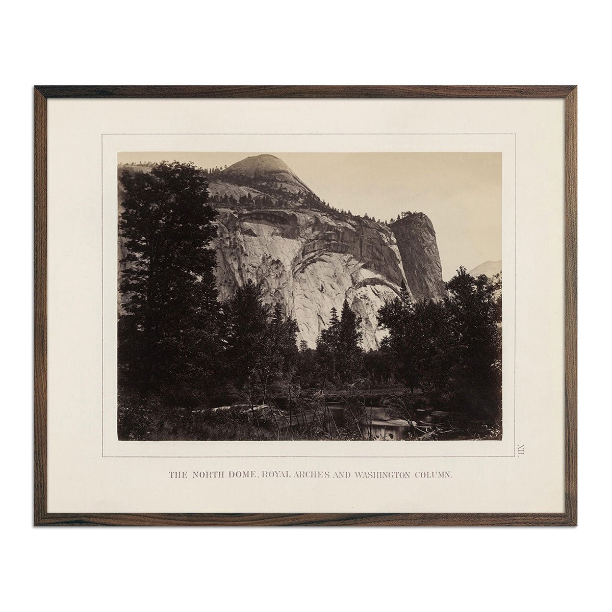 North Dome, Royal Arches and Washington Column, Yosemite 1868