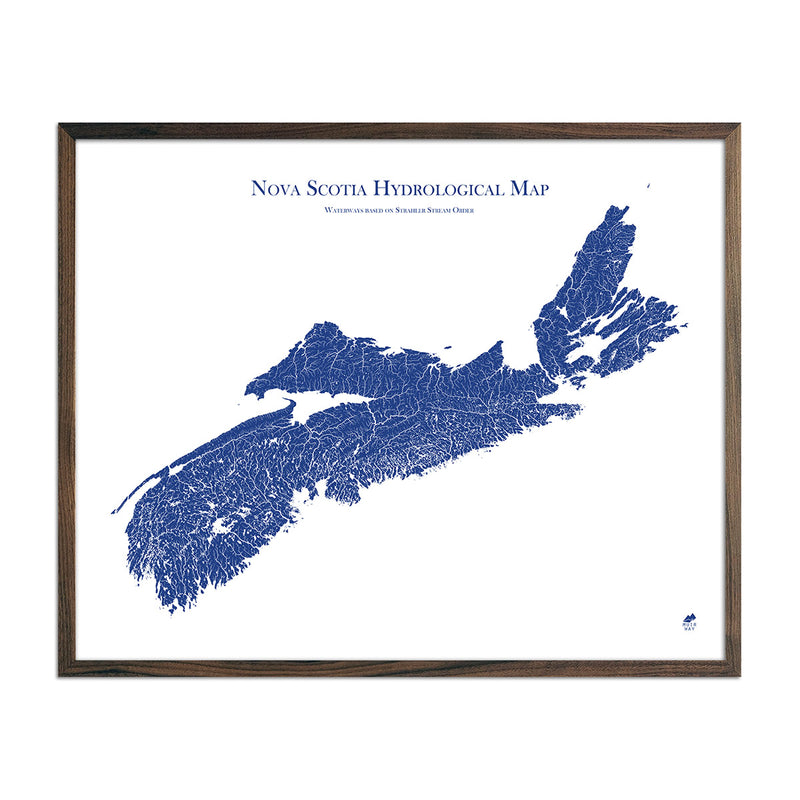 Nova Scotia Hydrological Map