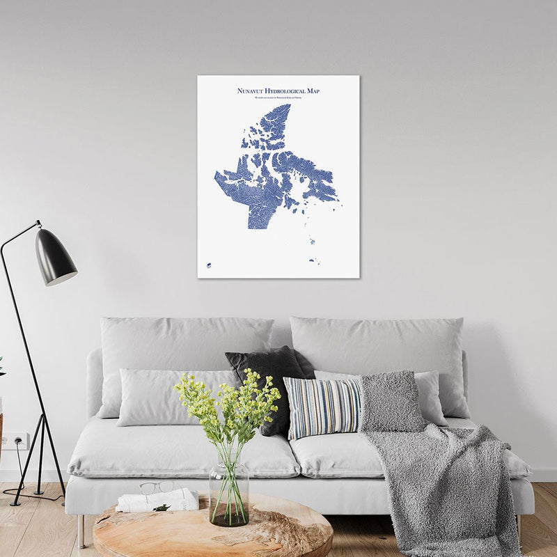 Nunavut Hydrological Map - Muir Way - Hydrology