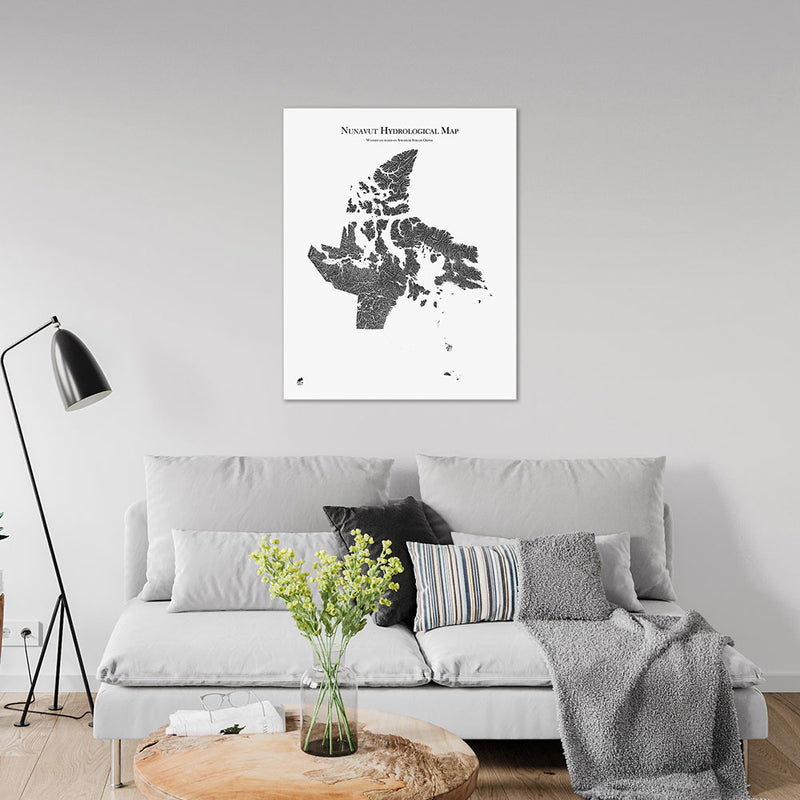 Nunavut Hydrological Map - Muir Way - Hydrology