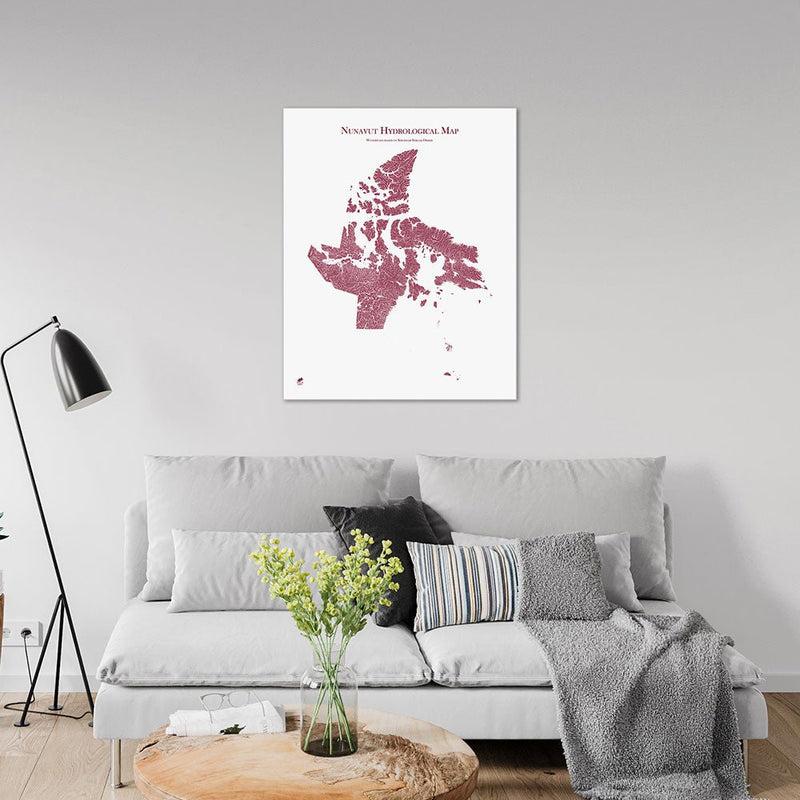 Nunavut Hydrological Map - Muir Way - Hydrology
