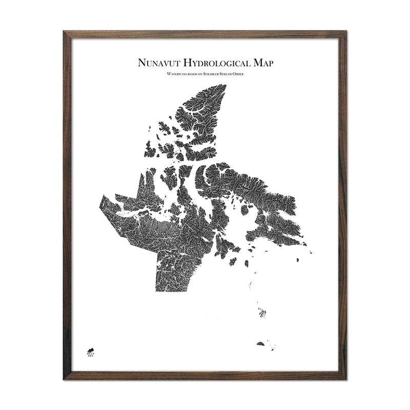 Nunavut Hydrological Map - Muir Way - Hydrology