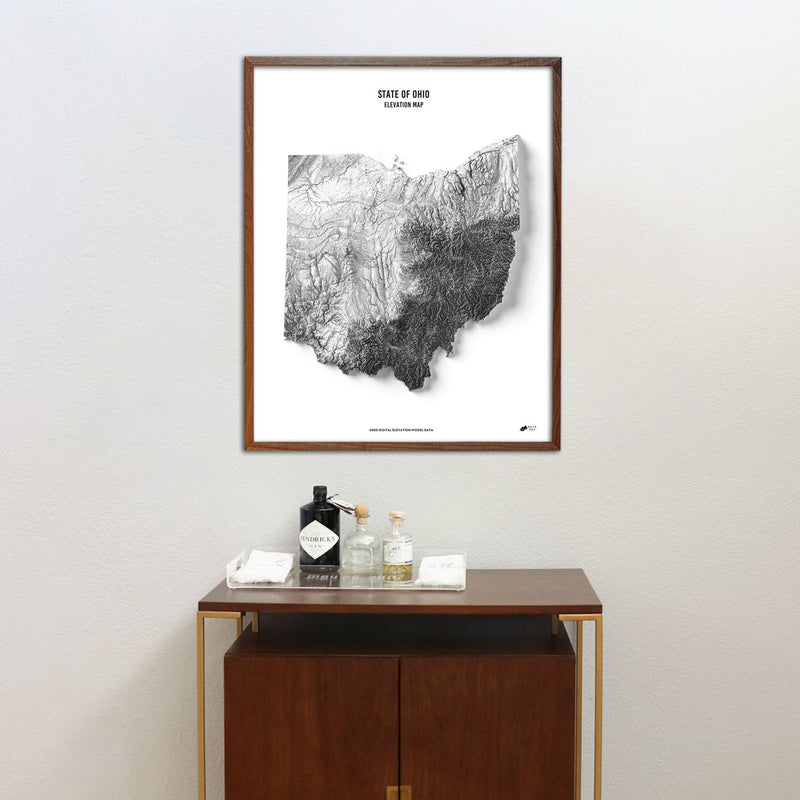 Ohio Elevation Map - Muir Way - Elevation