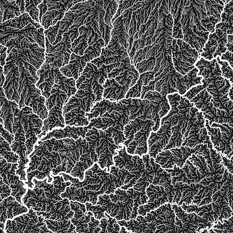 Ohio Regional Hydrological Map - Muir Way - Hydrology