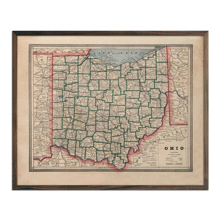 Ohio 1883 Map – Muir Way