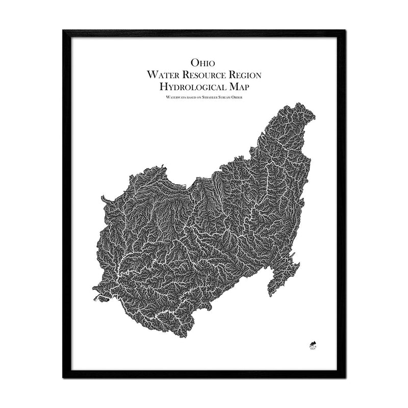 Ohio Regional Hydrological Map - Muir Way - Hydrology