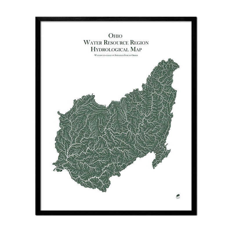 Ohio Regional Hydrological Map - Muir Way - Hydrology