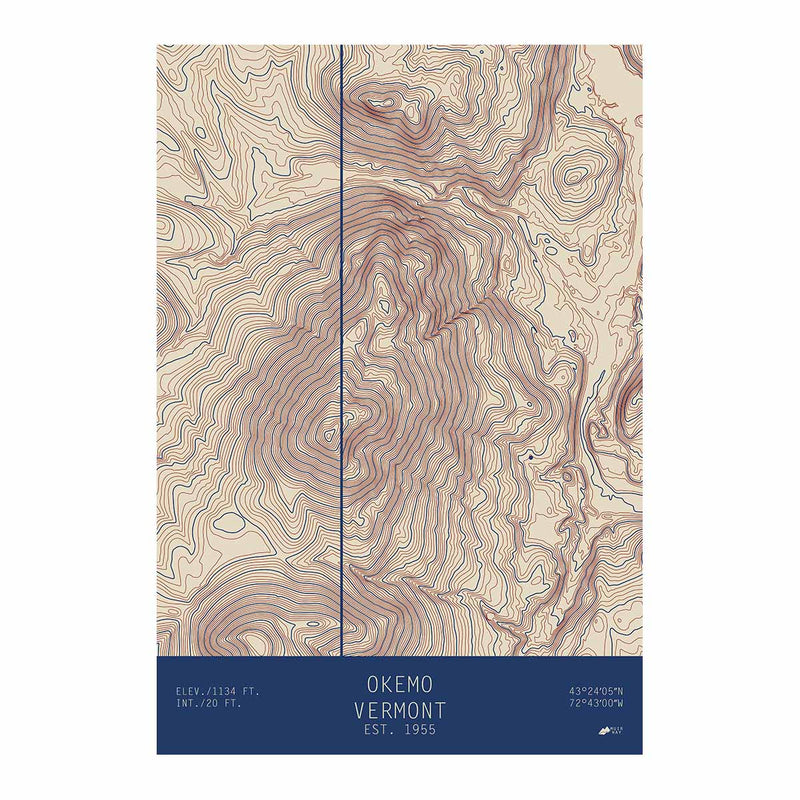 Okemo, Vermont - Muir Way - TOPO Series